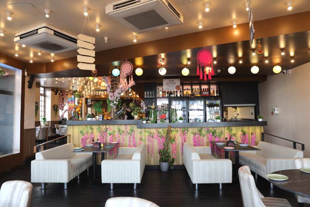Mannat restaurant interior Southend Seafront